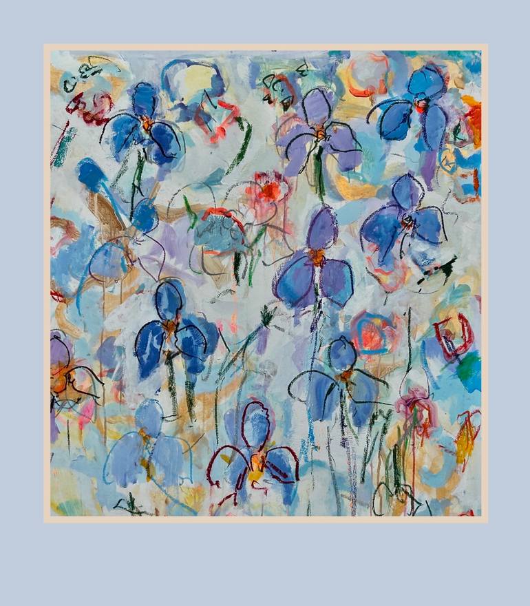 Original Abstract Expressionism Nature Painting by Per Anders