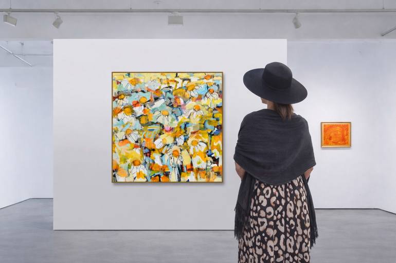 Original Abstract Expressionism Nature Painting by Per Anders