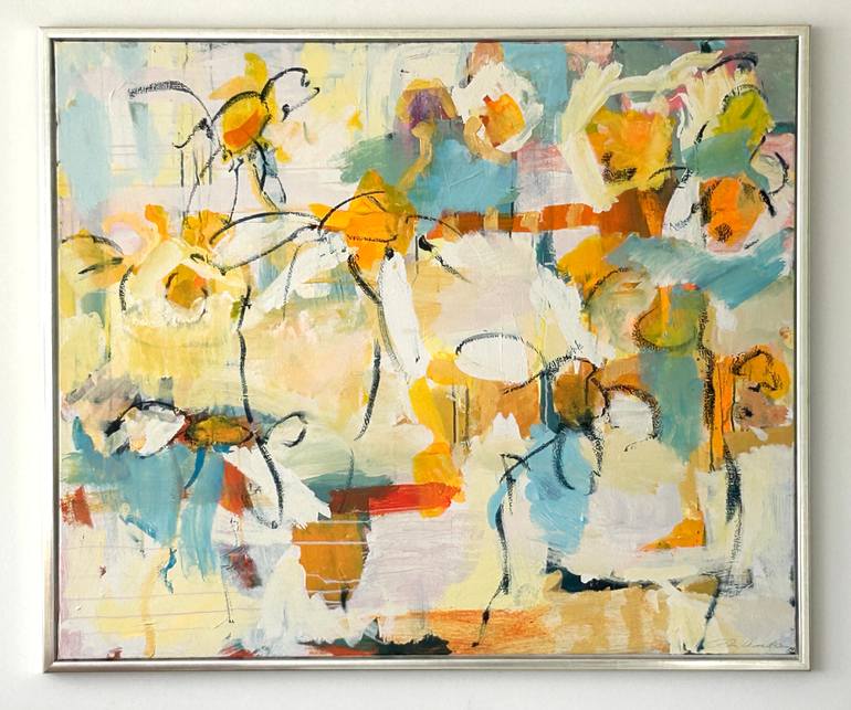 Original Abstract Expressionism Nature Painting by Per Anders