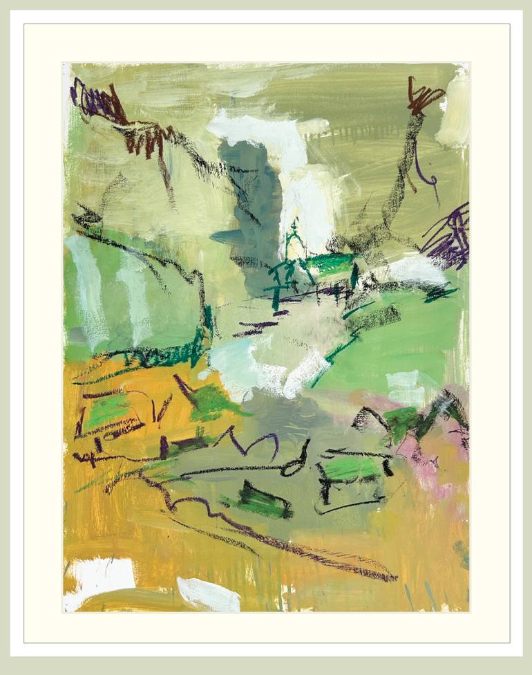 Original Abstract Expressionism Landscape Painting by Per Anders
