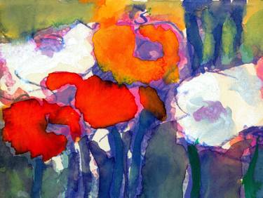 Original Expressionism Floral Paintings by Per Anders