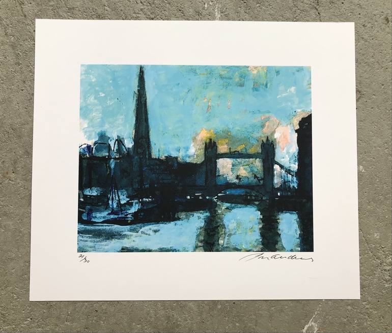 Original Figurative Cities Printmaking by Per Anders