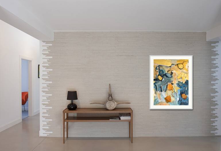 Original Abstract Expressionism Abstract Painting by Per Anders