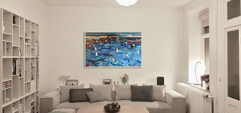 Original Abstract Expressionism Abstract Painting by Per Anders