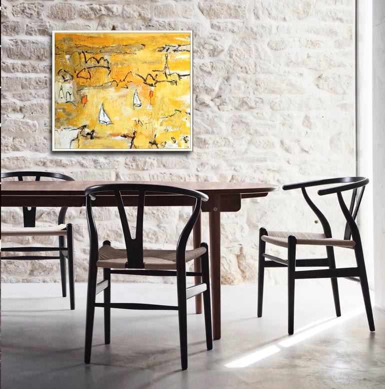 Original Abstract Expressionism Landscape Painting by Per Anders