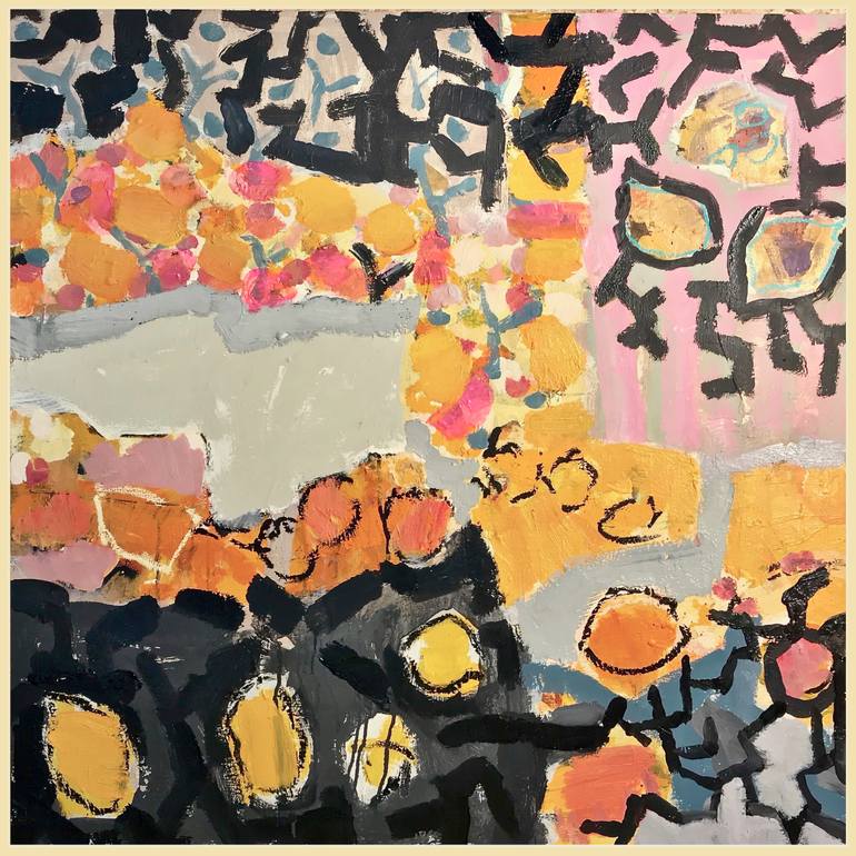 Original Abstract Expressionism Abstract Painting by Per Anders