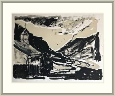 Original Expressionism Landscape Printmaking by Per Anders