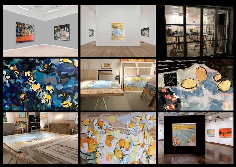 Original Abstract Expressionism Abstract Painting by Per Anders