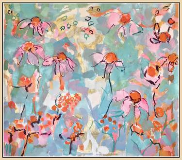 Print of Abstract Floral Paintings by Per Anders
