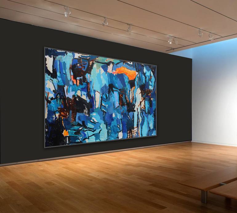 Original Abstract Expressionism Abstract Painting by Per Anders