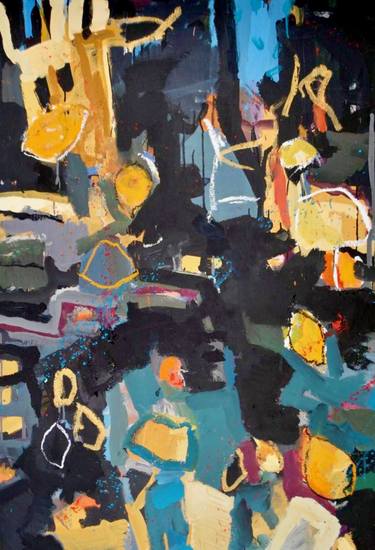 Original Abstract Expressionism Abstract Paintings by Per Anders