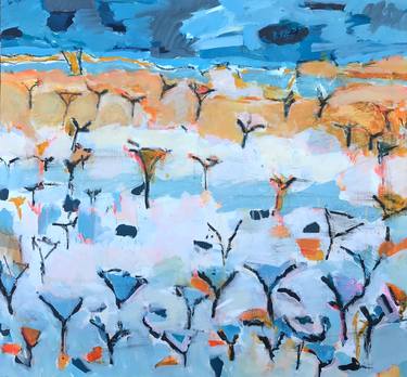 Original Abstract Expressionism Landscape Paintings by Per Anders
