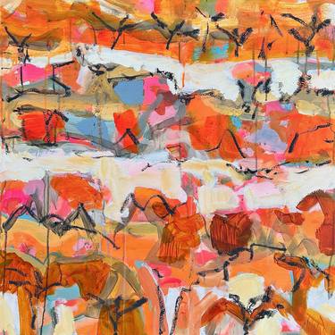 Original Abstract Expressionism Landscape Paintings by Per Anders