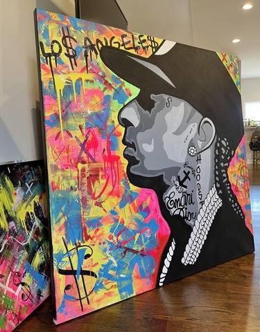 Original Celebrity Mixed Media by Sean Alexander