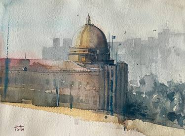 Original Architecture Paintings by Sabahat Quadri