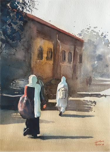 Print of Impressionism People Paintings by Sabahat Quadri