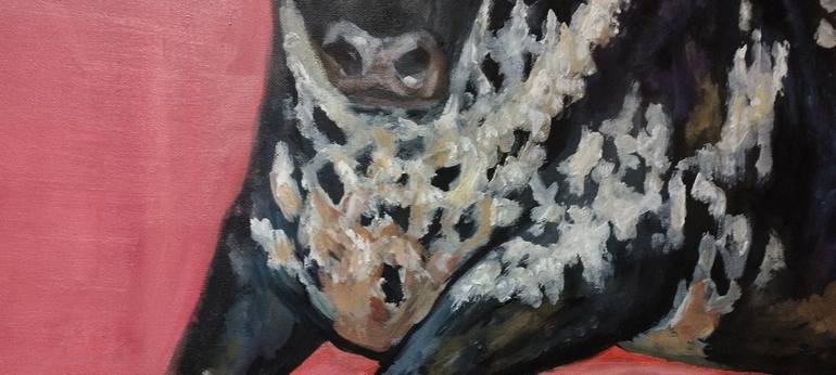 Original Contemporary Cows Painting by Natxo Valencia Egüés