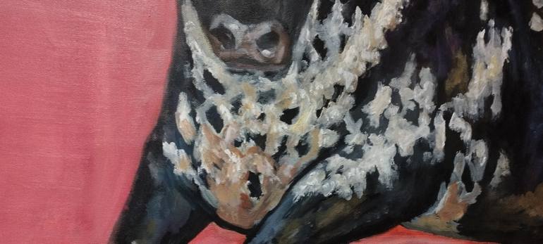 Original Cows Painting by Natxo Valencia Egüés