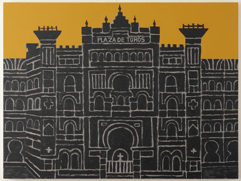 Original Contemporary Architecture Painting by Colby Edwards