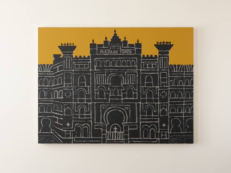 Original Contemporary Architecture Painting by Colby Edwards