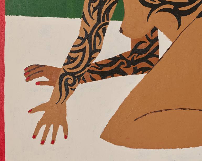 Original Contemporary Body Painting by Colby Edwards