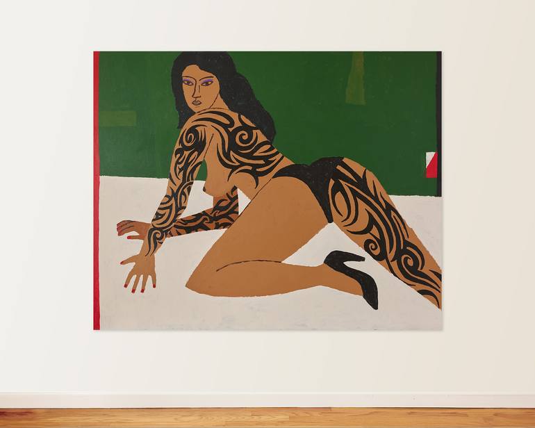 Original Contemporary Body Painting by Colby Edwards
