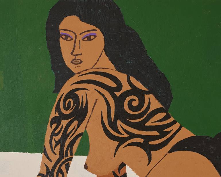 Original Contemporary Body Painting by Colby Edwards