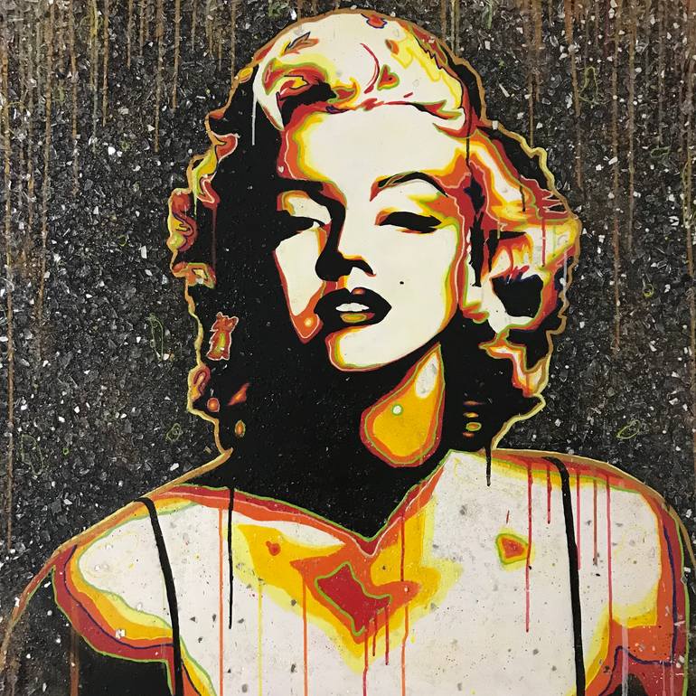 Marilyn Monroe No1 Painting by Pınar Karagözoğlu Saatchi Art