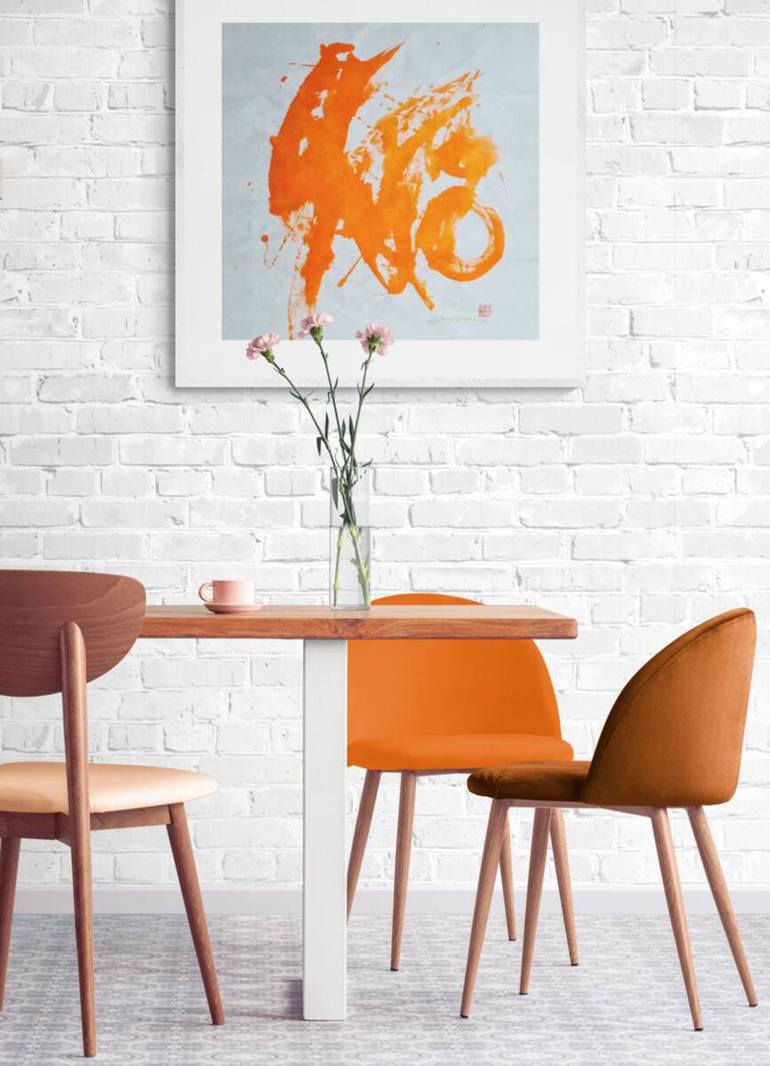 Original Abstract Expressionism Abstract Painting by Joseph Sitoh