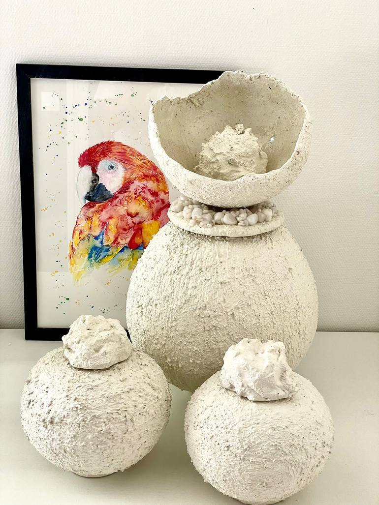 Original Art Deco Home Sculpture by Roberta Paula