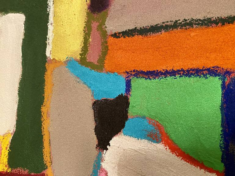 Original Abstract Expressionism Abstract Painting by Thomas Mushet