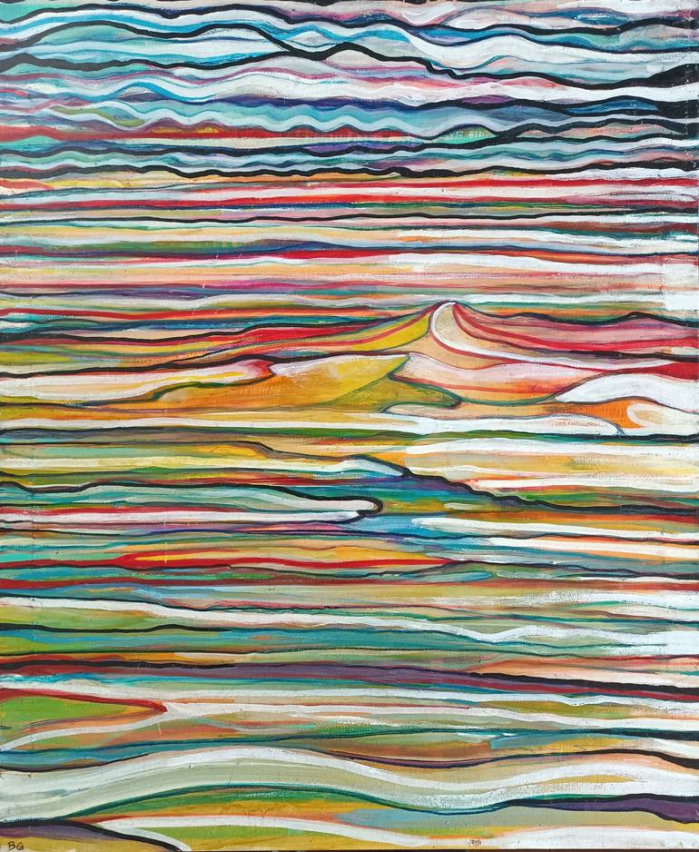 Sand Dunes Painting by Ben Gray | Saatchi Art