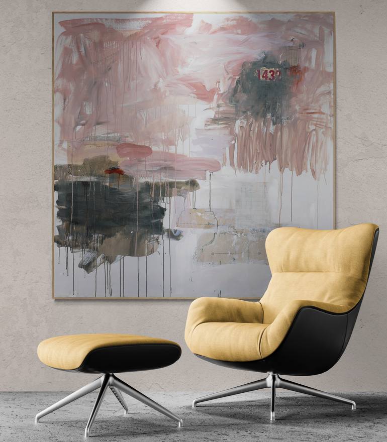 Original Abstract Expressionism Abstract Painting by Robin Jack
