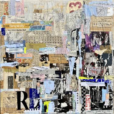Original Abstract Expressionism Abstract Mixed Media by Robin Jack Sarner