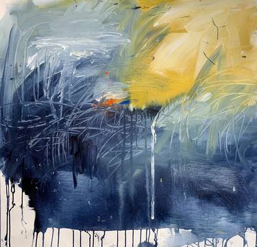 Original Abstract Expressionism Abstract Paintings by Robin Jack Sarner