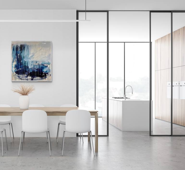 Original Abstract Expressionism Abstract Painting by Robin Jack
