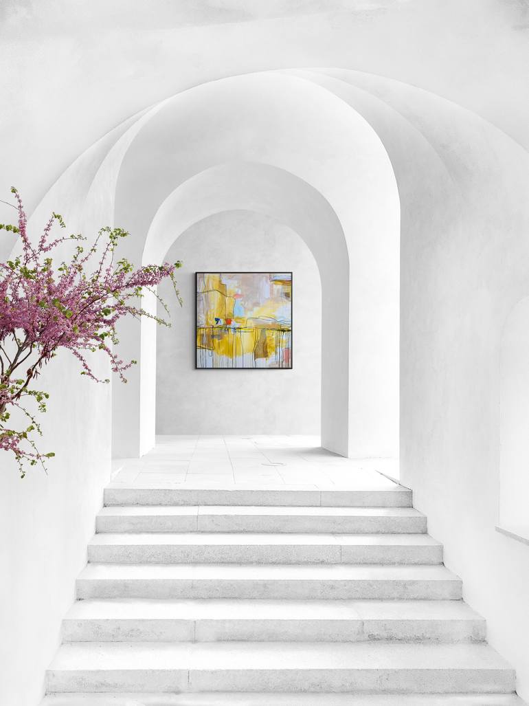 Original Abstract Expressionism Abstract Painting by Robin Jack