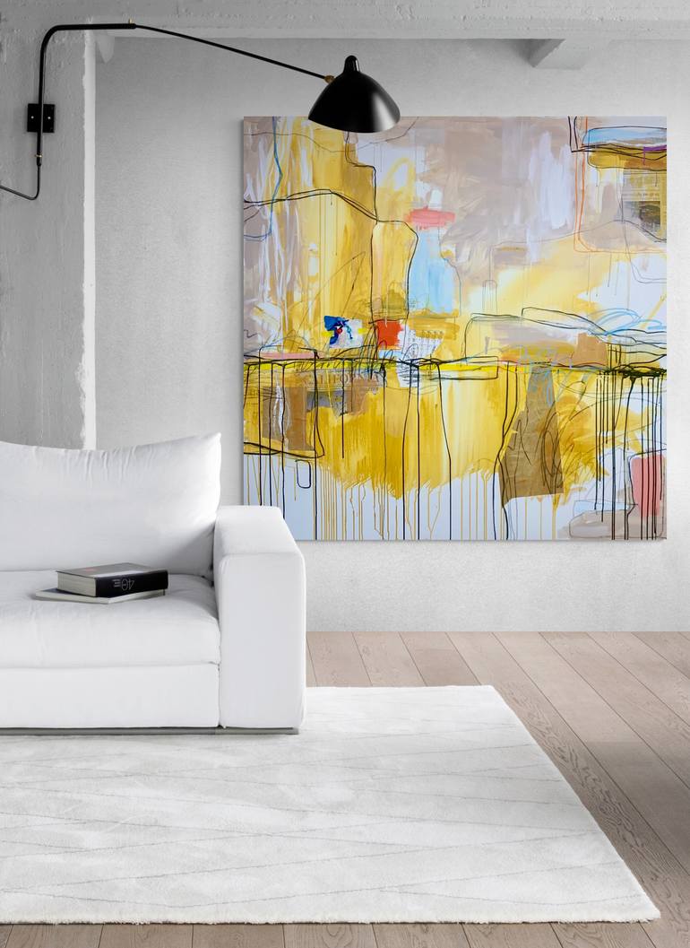 Original Abstract Expressionism Abstract Painting by Robin Jack