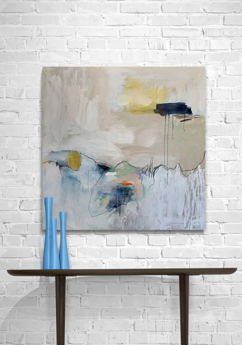 Original Abstract Expressionism Abstract Painting by Robin Jack