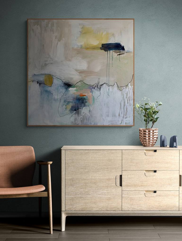 Original Abstract Expressionism Abstract Painting by Robin Jack