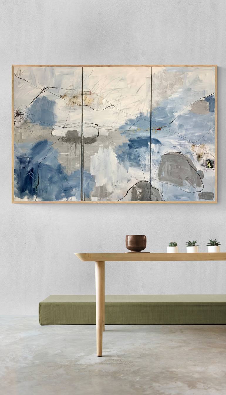 Original Abstract Expressionism Abstract Painting by Robin Jack