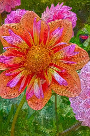Original Fine Art Floral Digital by David Waite