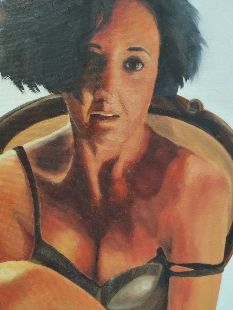 Original Figurative Women Painting by Barbara Visciano