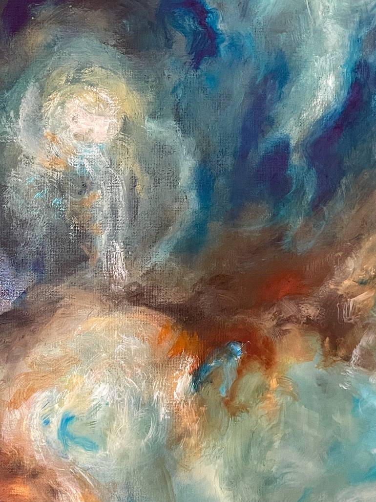 Original Abstract Expressionism Seascape Painting by Josephine Schmidt