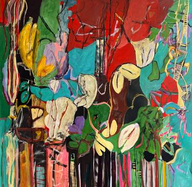 Original Abstract Paintings by Christy Hopkins