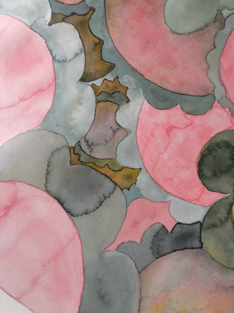 Original Abstract Floral Painting by Kelly Connor
