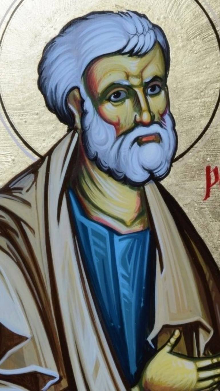 Original Figurative Religion Painting by Byz Art And More