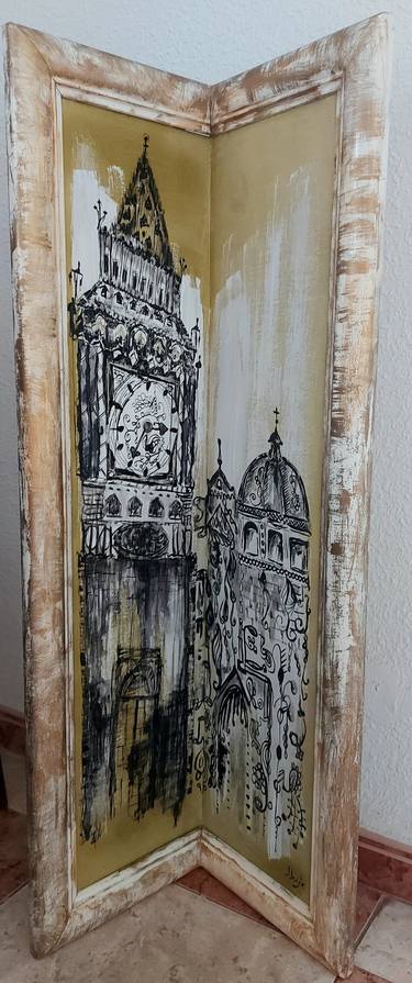 Original Architecture Paintings by Magda Edite
