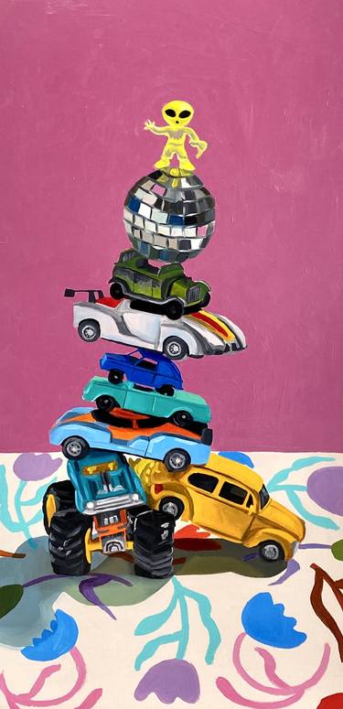 Original Car Paintings by Bella Wattles