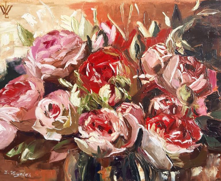 Print of Abstract Floral Paintings by Ksenia Voynich